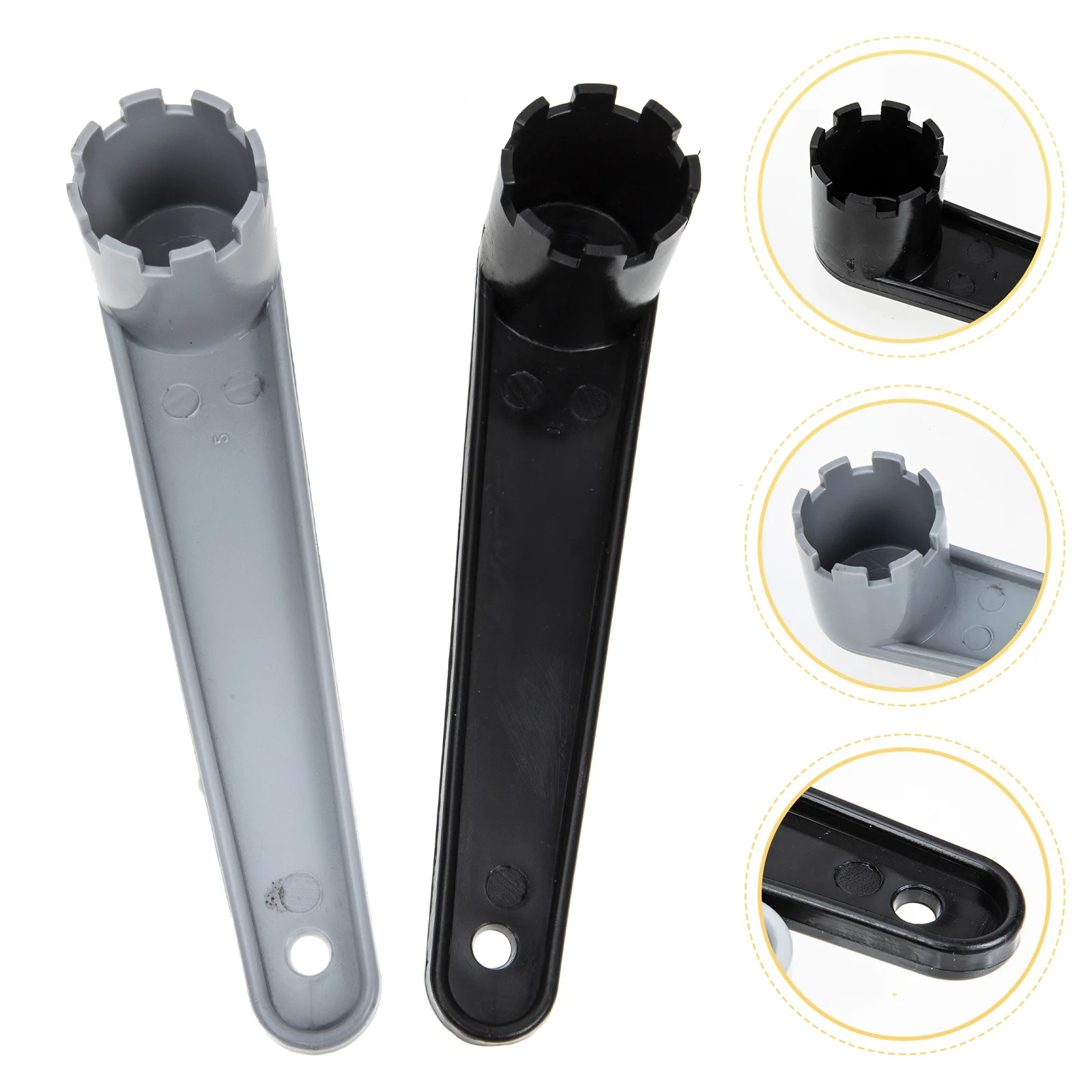 

2 Pcs Boat Valve Wrench Kayak Supply Convenient Wear-resistant Valves Spanner Tpu Portable