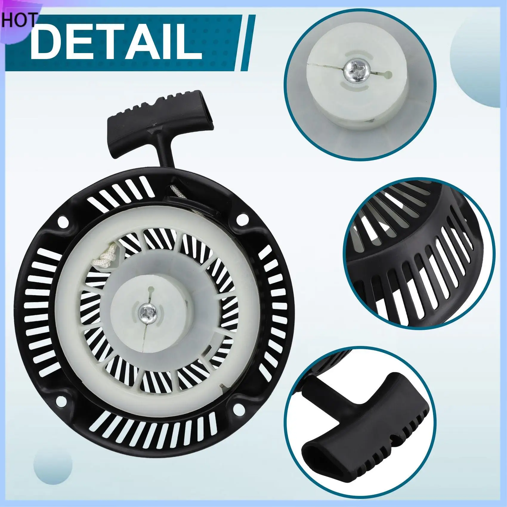 

B45C Pull Starter Recoil Start Lawn Mower Assembly For 1P60 4 Hole Engine Lawn Mower Repair Motor Parts
