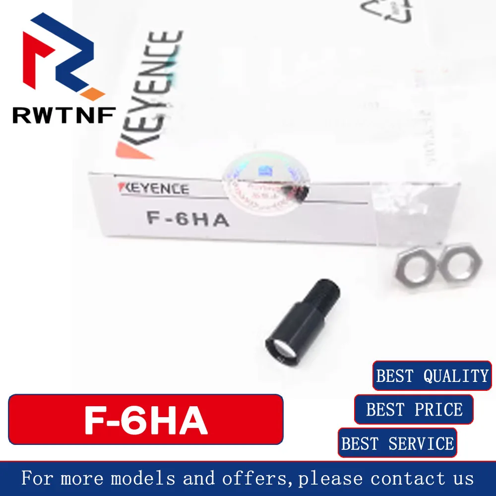 Brandneuer echter F-6HA KEYENCE Glasfaser-Kondensatorobjektiv mit Glasfasersensor