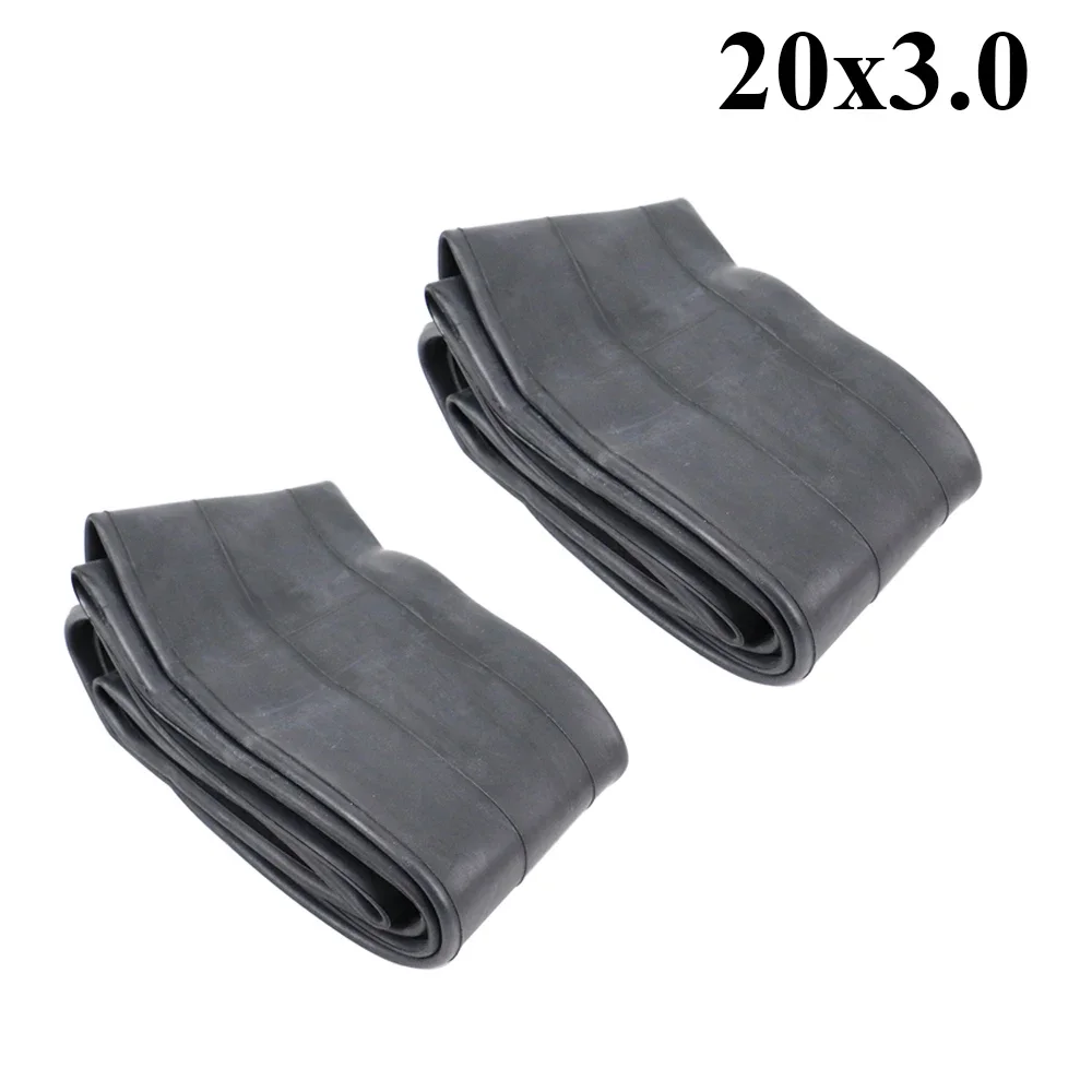 Black Beach Bicycle Inner Tube, 20x3.0, 20x4.0, 24x3.0, 24x4.0, 24x4.0, pneu de bicicleta para motos de neve e bicicletas, ATVs, 2pcs