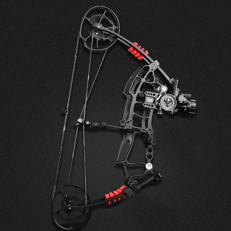 Compound Bow 30-70lbs Weight Adjustable Draw Archery Sets Steel Ball Shooting Left Right Hand Hunting Bows Adults Beginners Kit