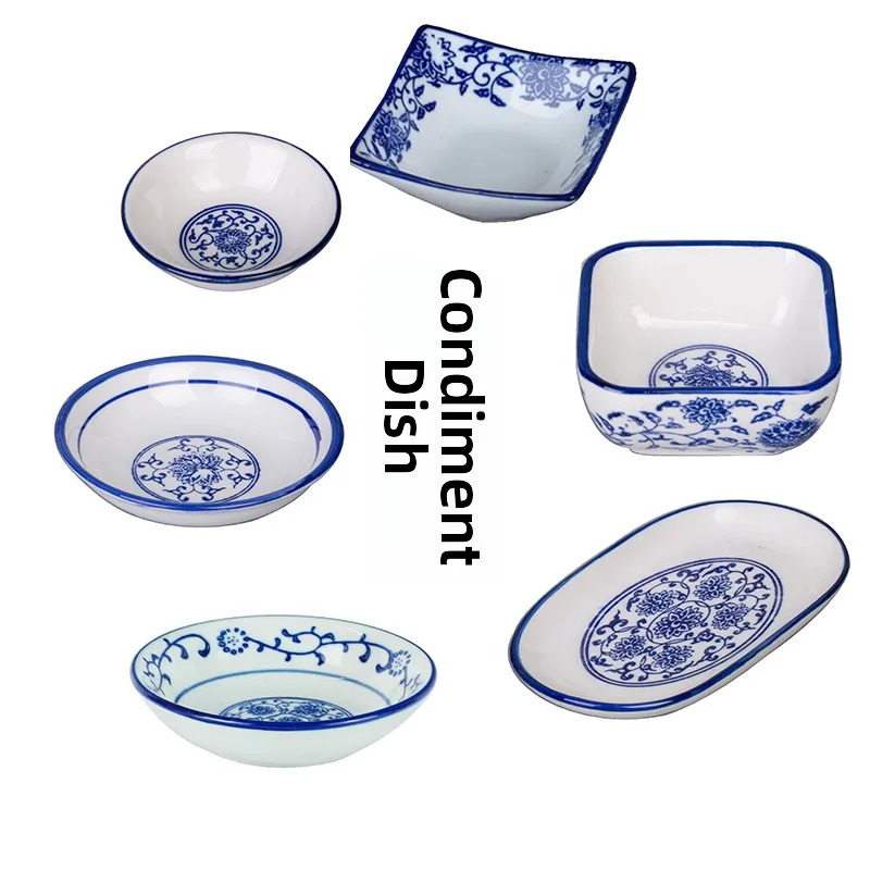 

Retro Chinese Sle Cerc Sauce Di Small Bowl Blue And White Porcelain Seasoning Bowl Vinegar Sauce Bowl Inedient Di