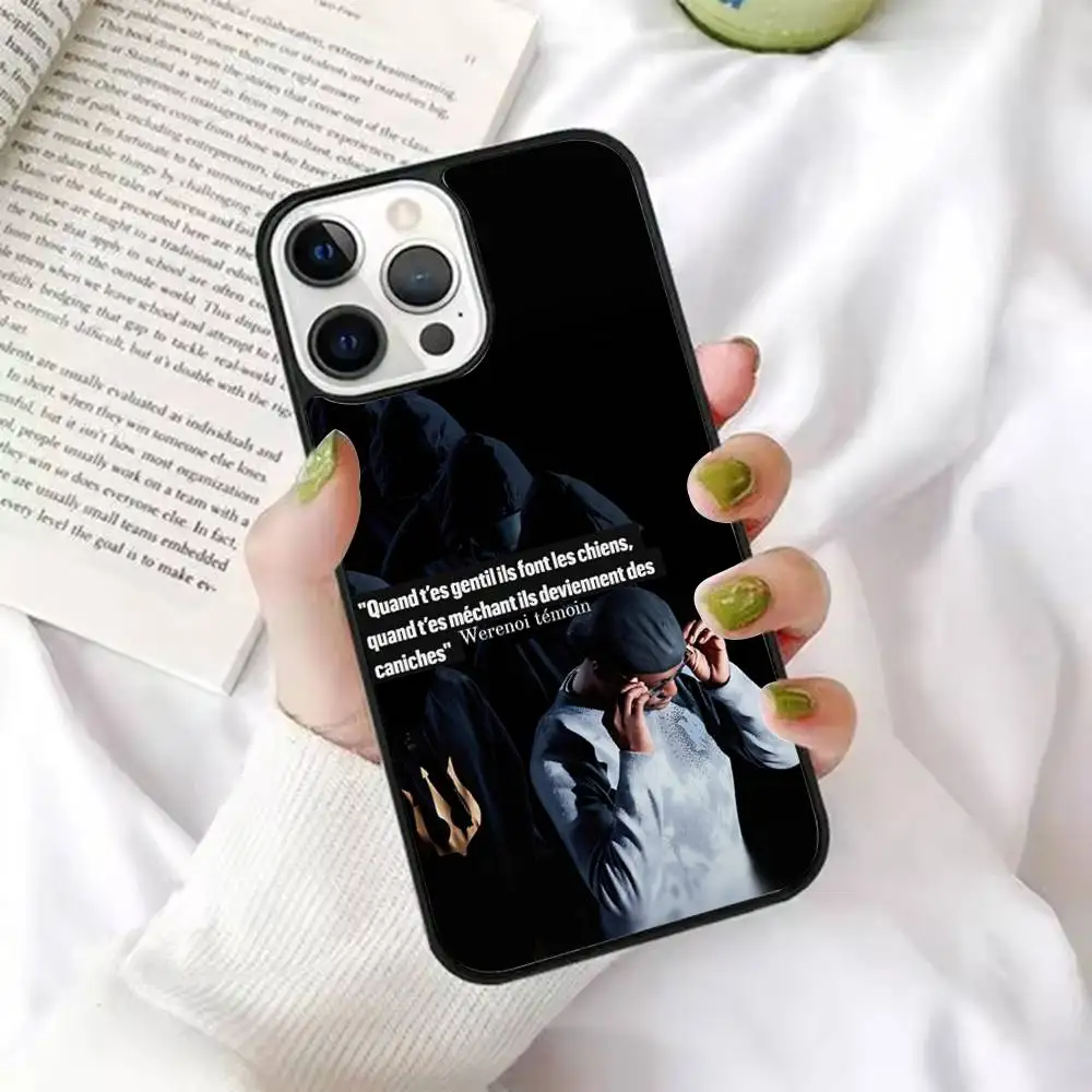 1pc W-Werenoi Diamant Noir Casing Ponsel Magnet Kuat Untuk IPhone17 16 15 14 13 Pro Max 11 12 Mini