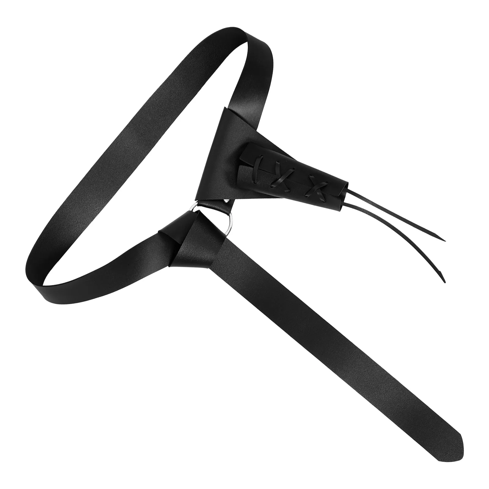 

Belt Holder Black Waist Belt Ergonomic Anti-slip Long Pirate Medieval Cosplay