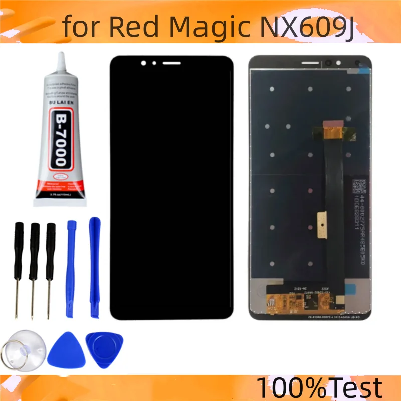 Tested OEM LCD Screen for ZTE Nubia Red Devil Red Magic NX 609 J with Digitizer Full Assembly