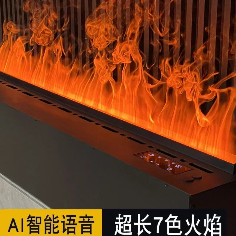 3D Atomization Fireplace Decoration Embedded Simulation Flame Home Internet Celebrity Electronic Intelligent Voice Humidifier