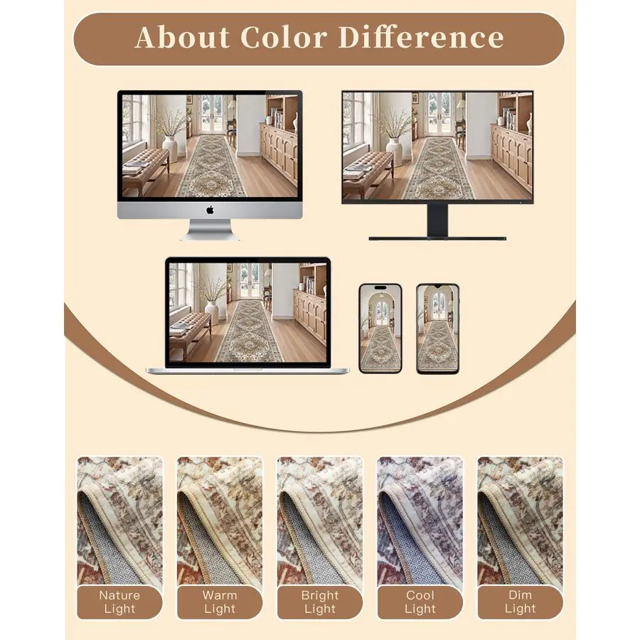 

Коврик-дорожка для прихожей 2x10 футов, длинный, моющийся, нескользящий, с низким ворсом, для лестницы, кухни, прихожей, гостиной