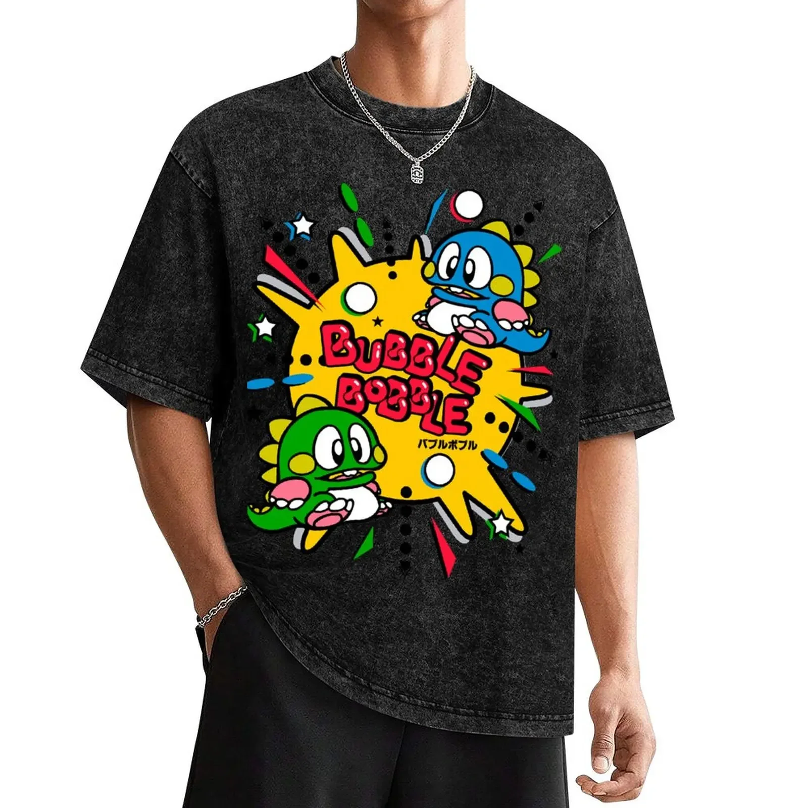 Bubble Bobble Classic Essential T-Shirt quick drying cute tops Men's t-shirts