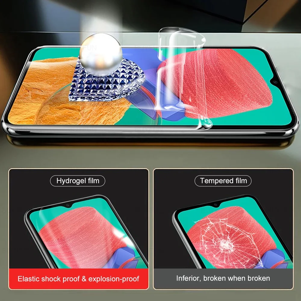 3 Dành Cho Samsung Galaxy Samsung Galaxy A73 A53 M13 5G Màn Hình Bảo Vệ Hydrogel Cho Samsung A10 M20 A20 A30 a40 A50 Màng Bảo Vệ