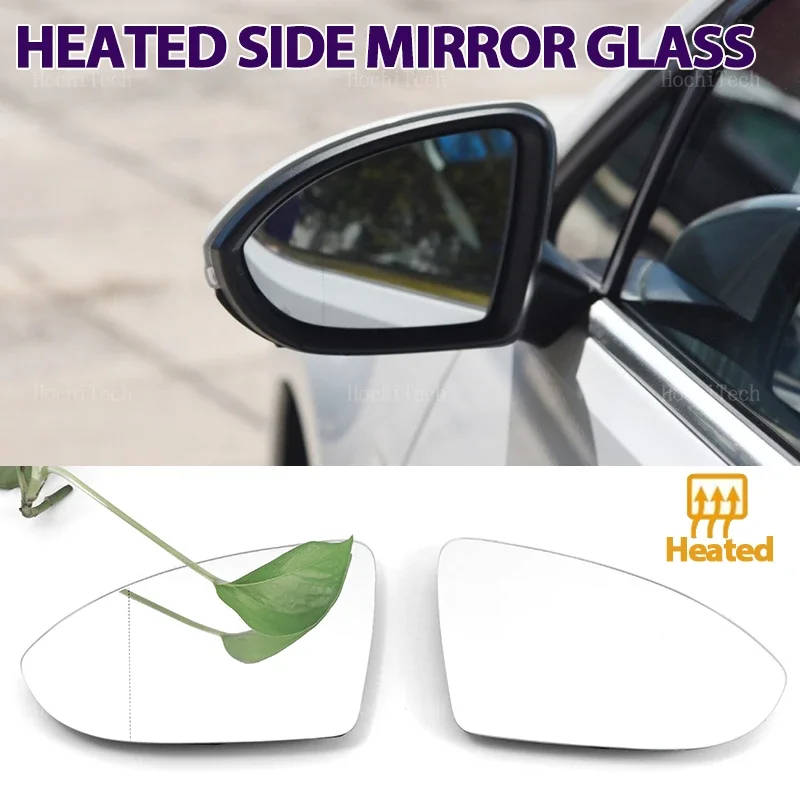 For Volkswagen VW Golf 7 MK7 MK7.5 GTI GTD 2012-2021 Touran 5T Rearview Side Mirror Lens Door Wing Mirrors Glass with Heating