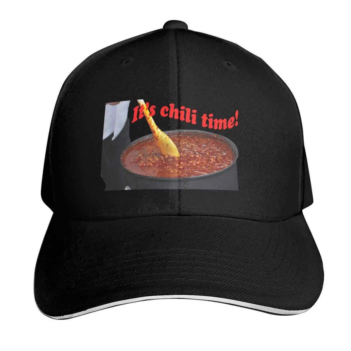 

Chili Time - Бейсбольная кепка с большим горшком походов чили, роскошная шляпа, забавные шапки, кепка на заказ, походная шапка для женщин и мужчин