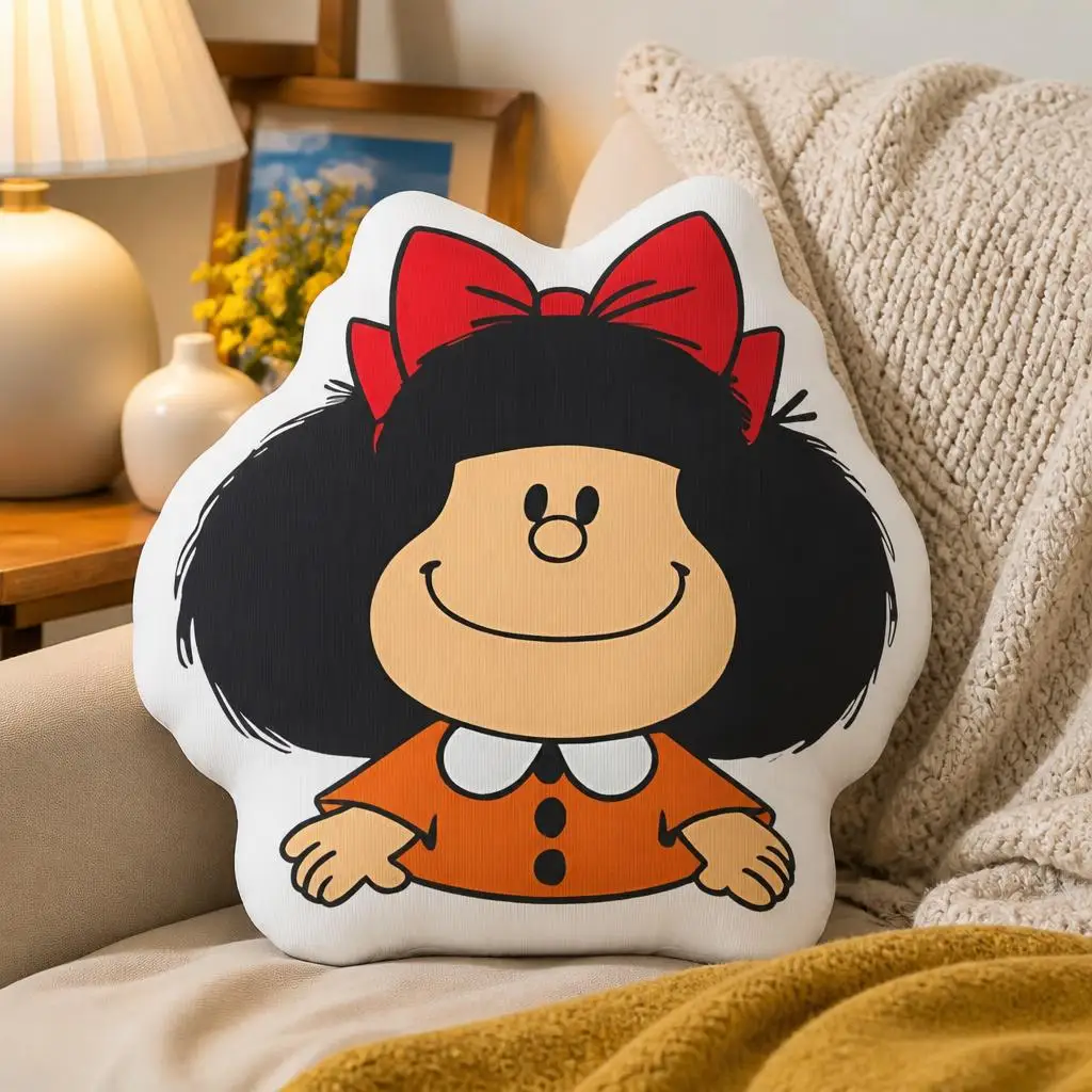 Mafaldas Oversized Cushion Irregular Stuffed Throw Pillow Home Decor Gift Sofa Bed