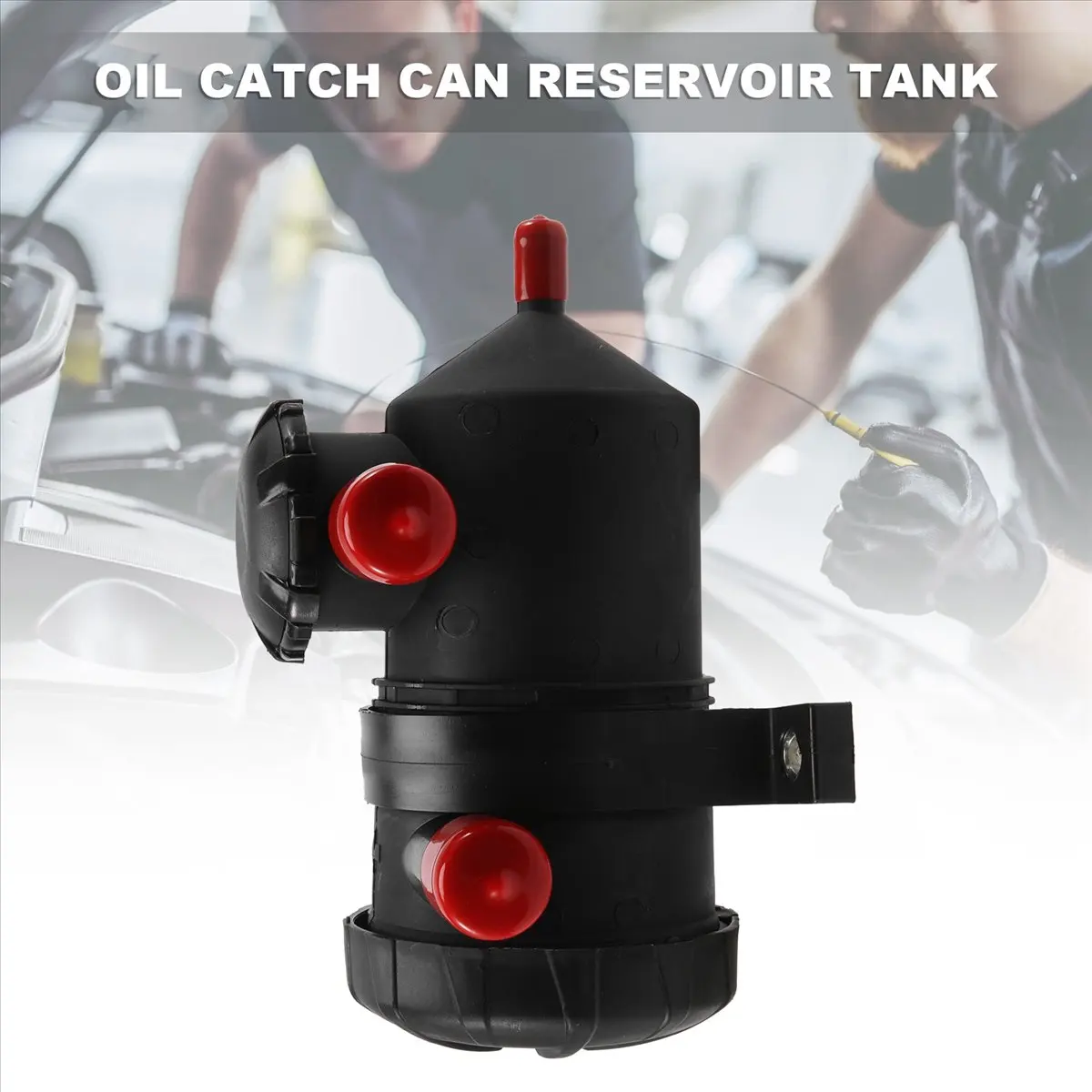 NCSMT Universal Provent 200 Oil Separator Catch Can Filter For Ford Patrol Turbo 4Wds Charged Toyota Landcruiser Oil Can 2M