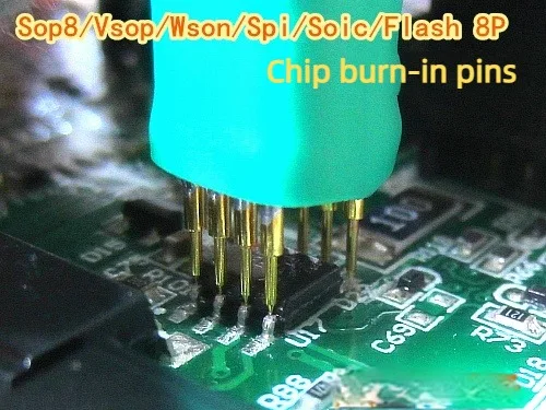 Burning Test Chip Test Probe Pogo Pin Pitch 1.27mm SOP8/VSOP8/SOP16