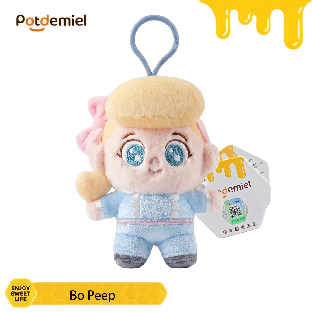 Potdemiel Disney Toy Story Bo Peep Colgante de Peluche para Colgar en Bolsos, Llavero, Suave y Adorable, Regalo de Cumpleaños para Jóvenes Adolescentes y Fans de la Película