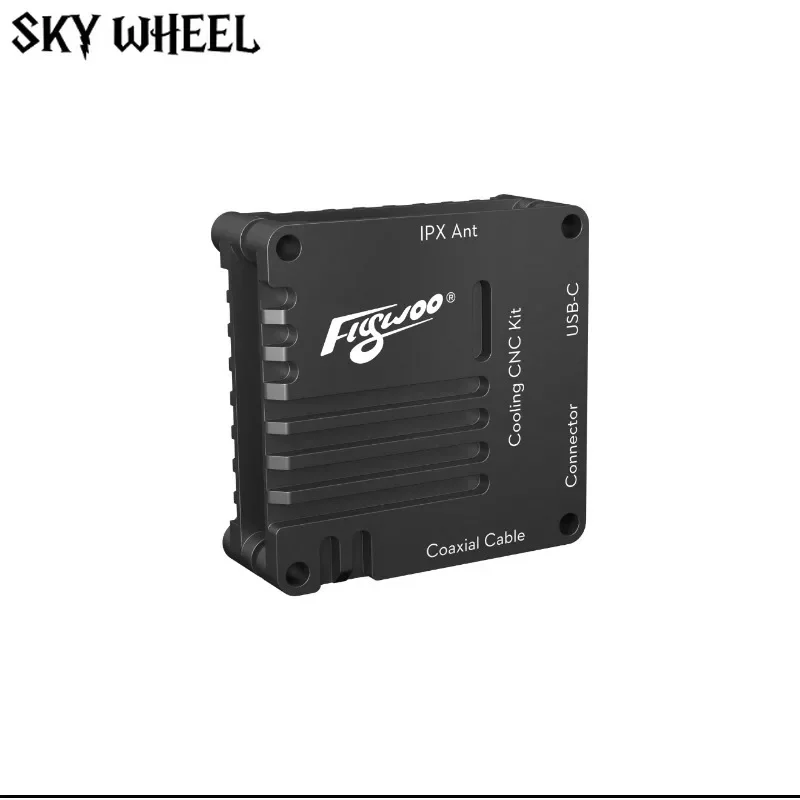 Flywoo O4 Lite Air Unit Lightweight Aluminum Cooling Shell 5.1g CNC Machined Protective Housing Image Transmission Mod Accessory