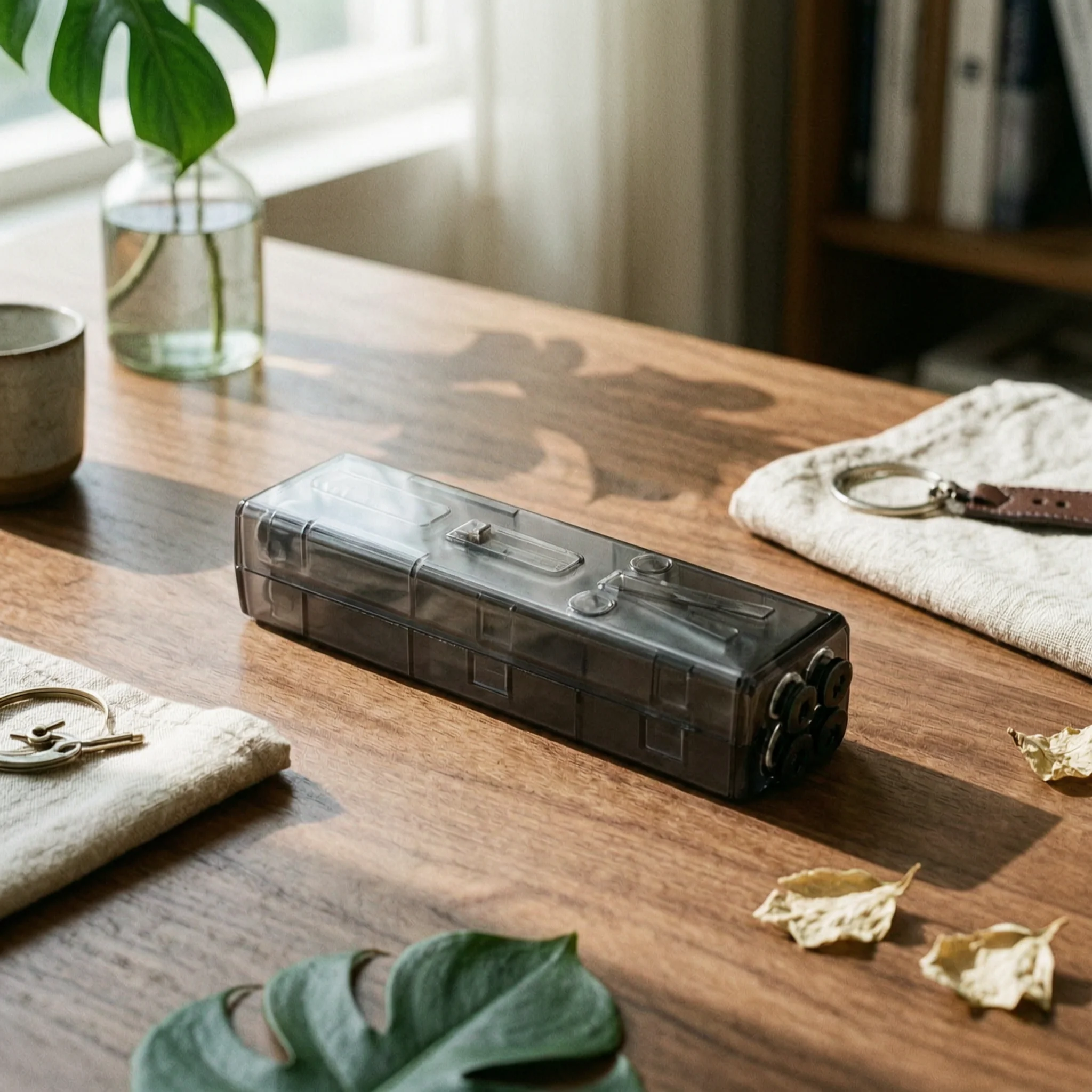 Module mécanique en ligne avec amortisseur à ressort, finition fumée, accessoire de système d'imprimante 3D pour un chemin de filament organisé