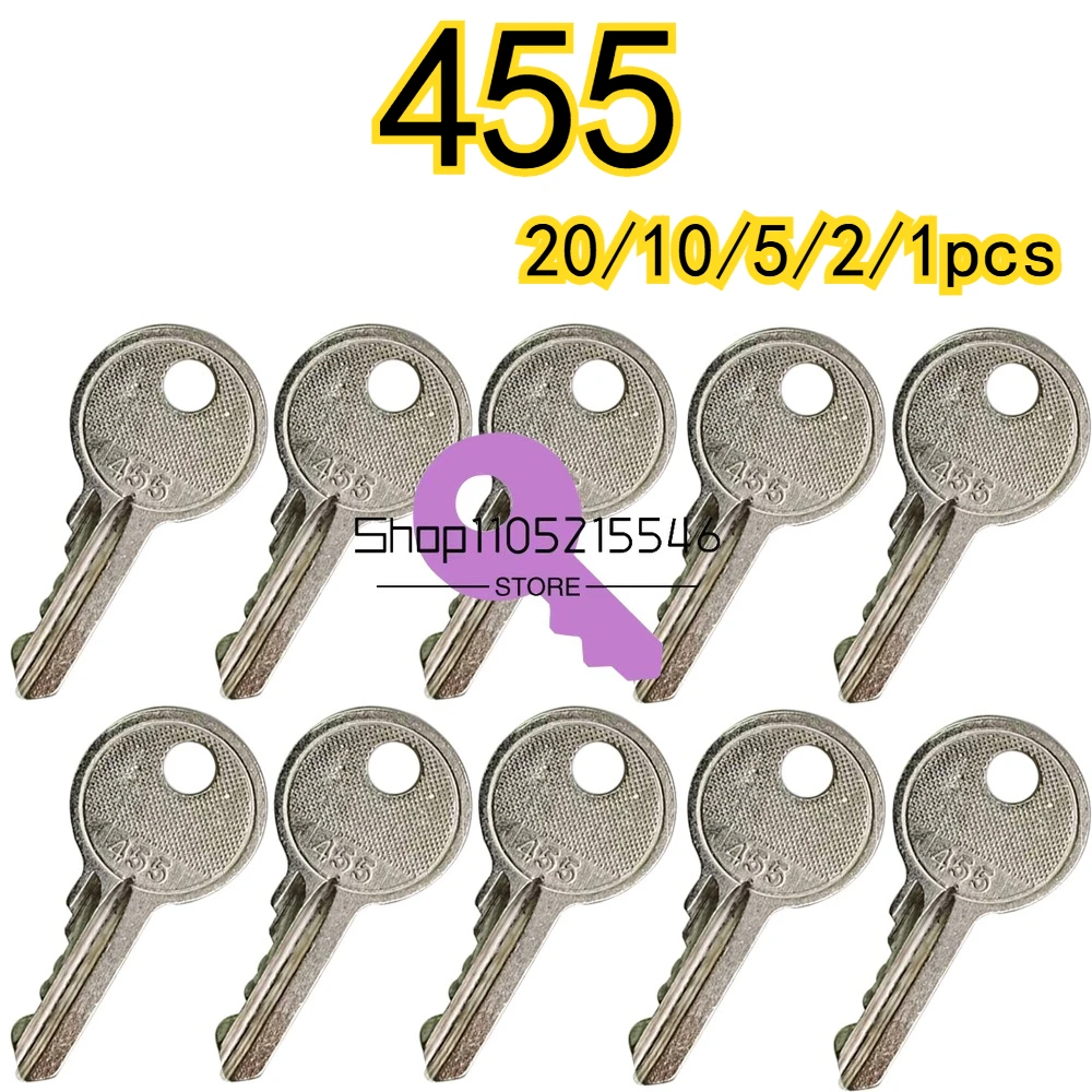 20/10/5/2/1pcs New Ignition Switch Key 455 BG33 AS142 Elevator Keys XB2 LA38 LAY7 XB5 Push Button