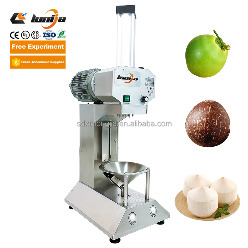 

XINLONGJIA Industrial Full Automatic Coconut Peeling Machine/pineapple Peeler(coring&slicing)