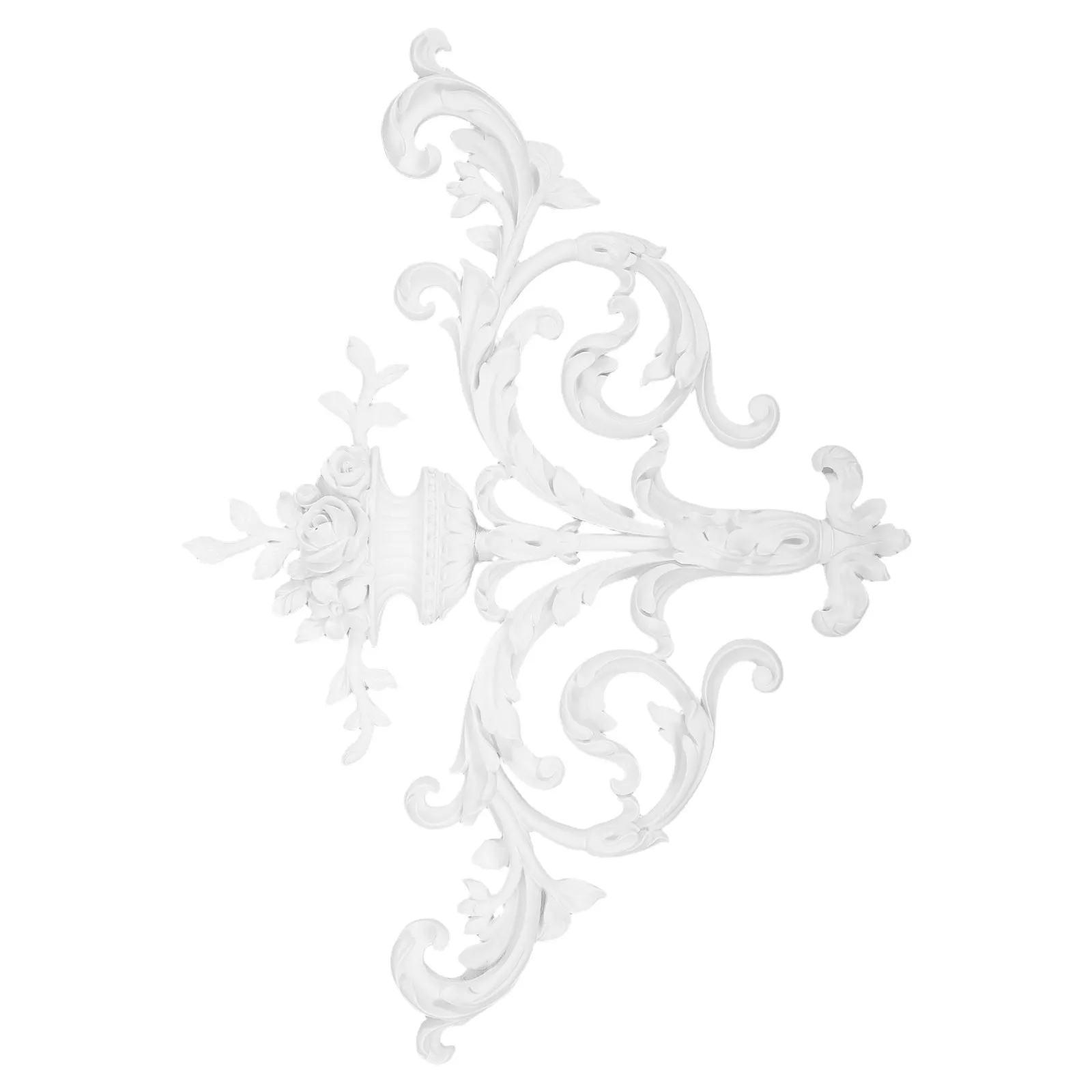 Elegant Ceiling Corner Trim Ornate Floral Molding European Style Decorative Wall Panel for Interior Decoration
