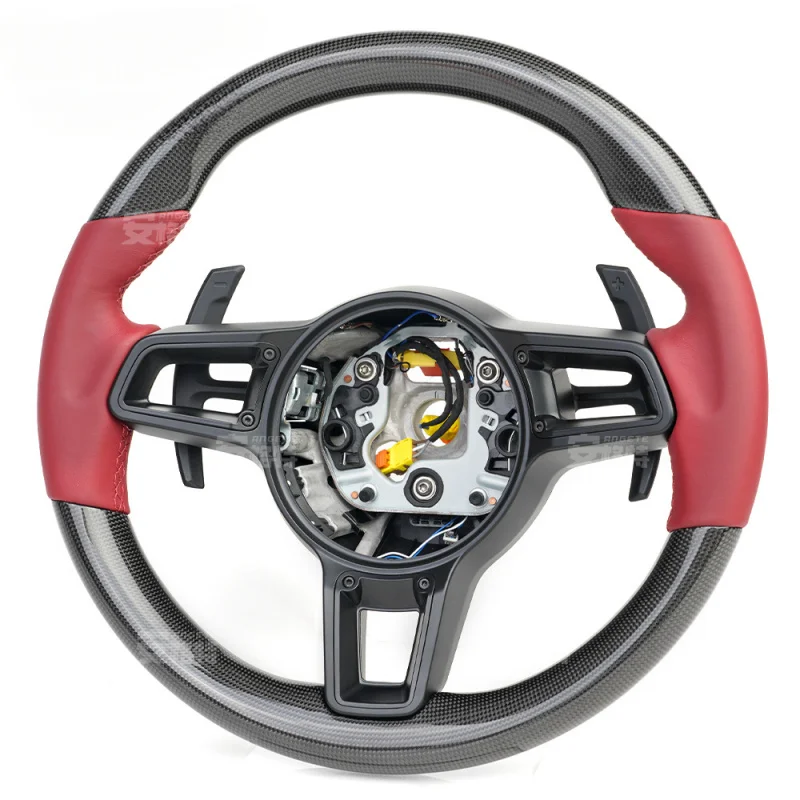 

For Porsche Macan/Cayenne/Panamera/718 Carbon Fiber Steering Wheel (Custom Modification Part)