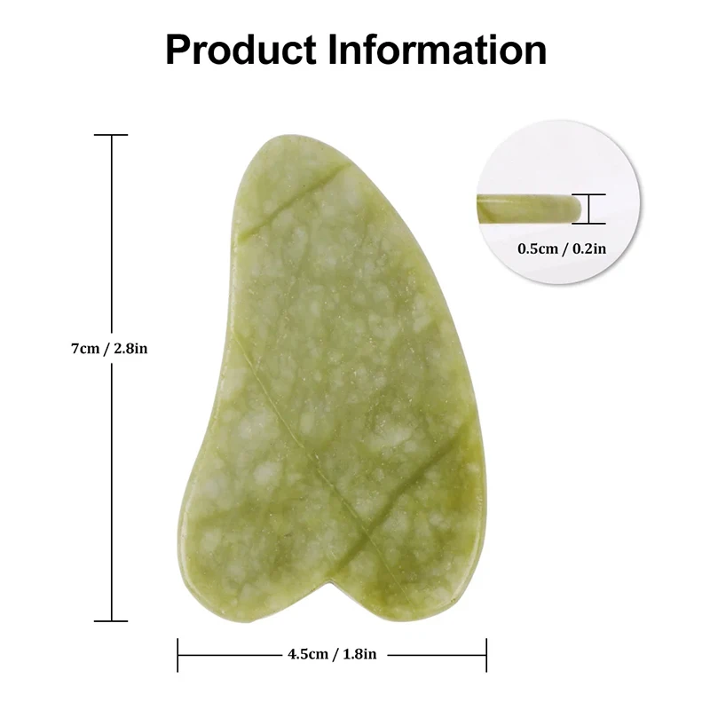 Natural Xiuyu Stone Gua Sha Board Jade Facial Beauty Scraping Massage Tools Firm Skin Care Face SPA Physical Therapy Beauty Tool