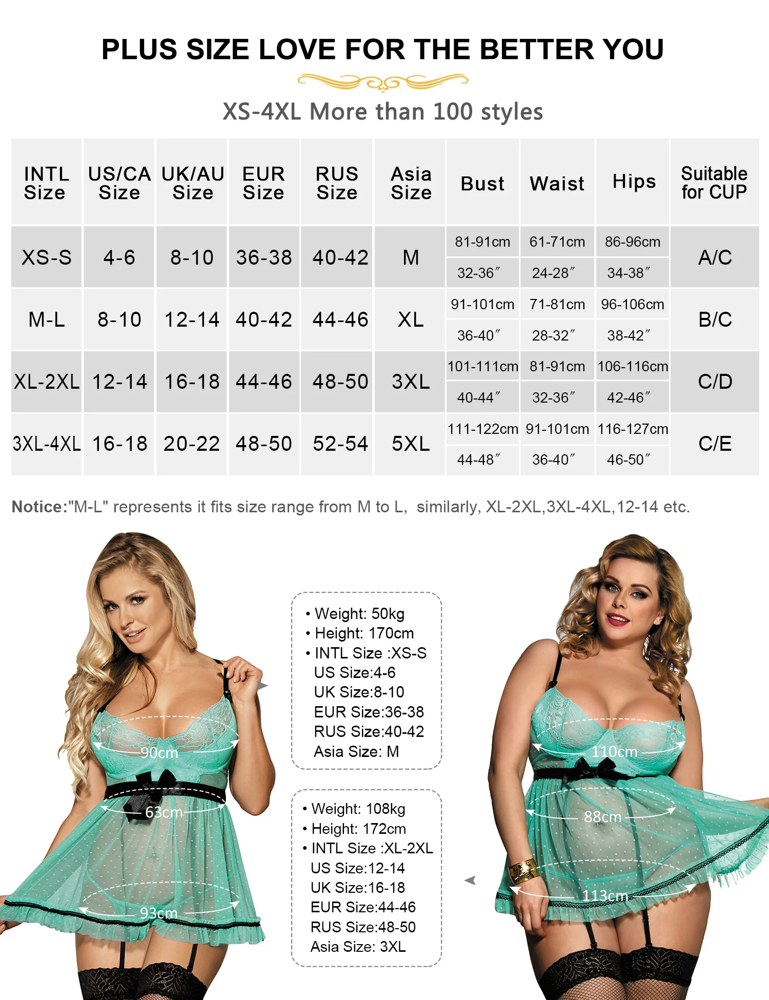 See-through Sleepwear Green Plus Size Open Back Babydoll Waistband Nightwear Fantasy Nightgown Sexy Underwear Women Lingеrie Set