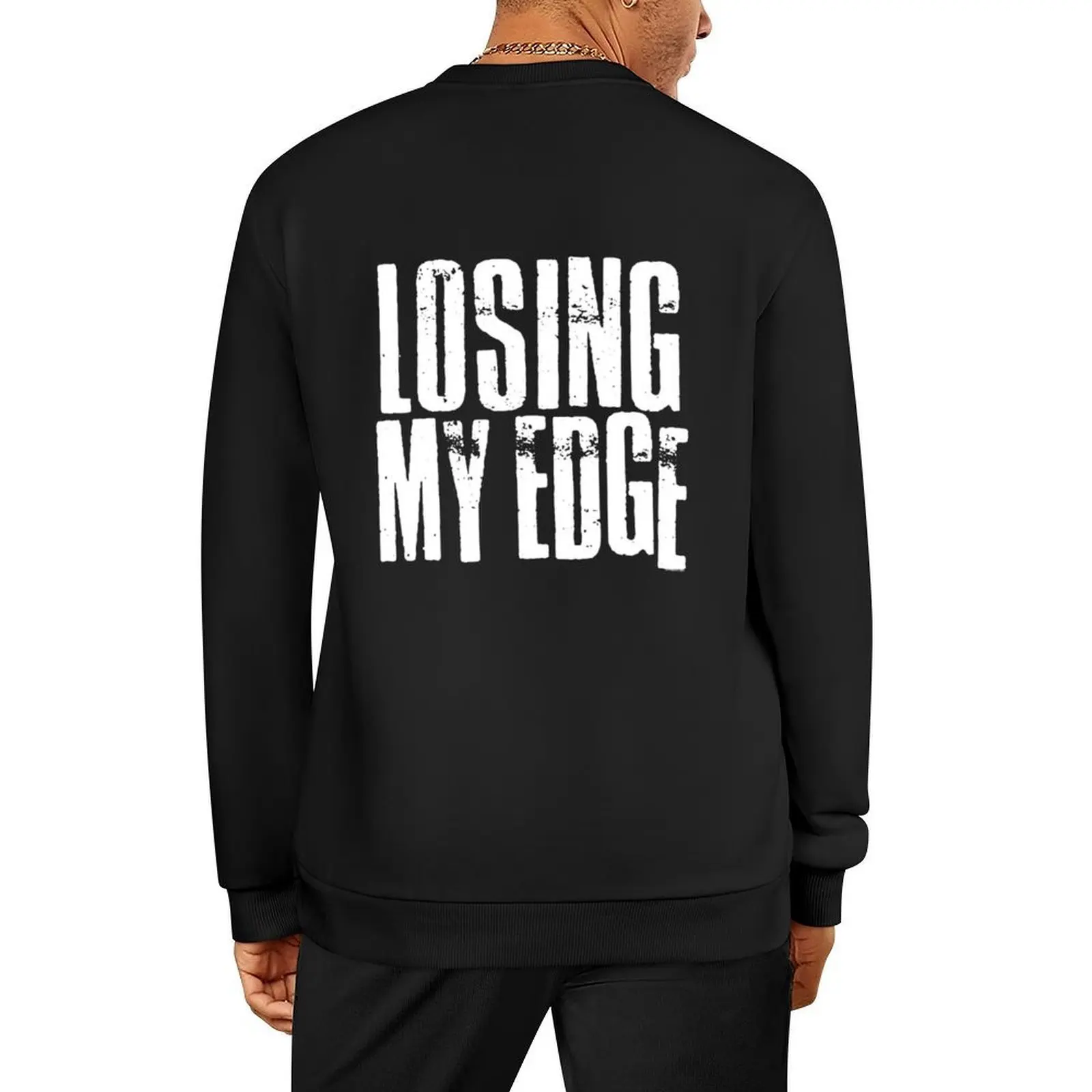 

Losing My Edge , Edgy Long-sleeve Graphic Pullover aesthetic clothing korean style clothes tracksuits anime sweatshirt