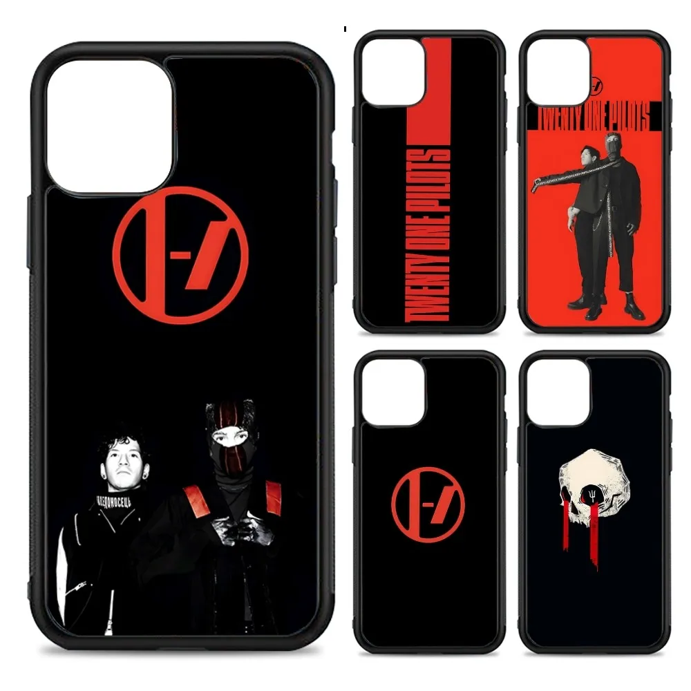 Music T-Twenty One Pilots Phone Case Silicone PC+TPU For Samsung S10 20 30 22 23 24 Plus Lite Ultra Cover