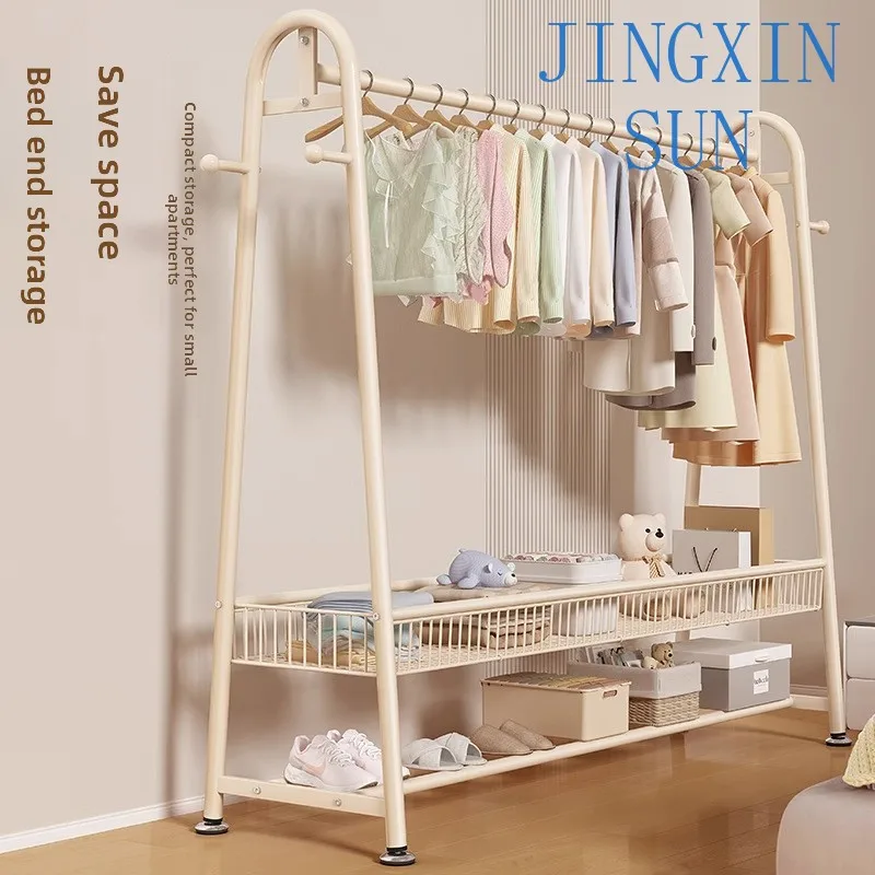 Simple coat rack Floor-to-ceiling indoor drying Storage  Household bedroom Floor-to-ceiling clothes  Hanger