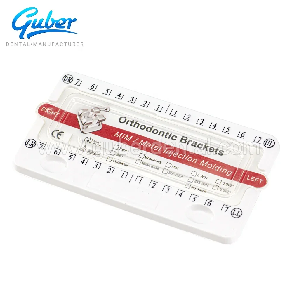 

+ Guber Supplier Mini Roth 022 3 4 5 Hooks Orthodontic Bracket