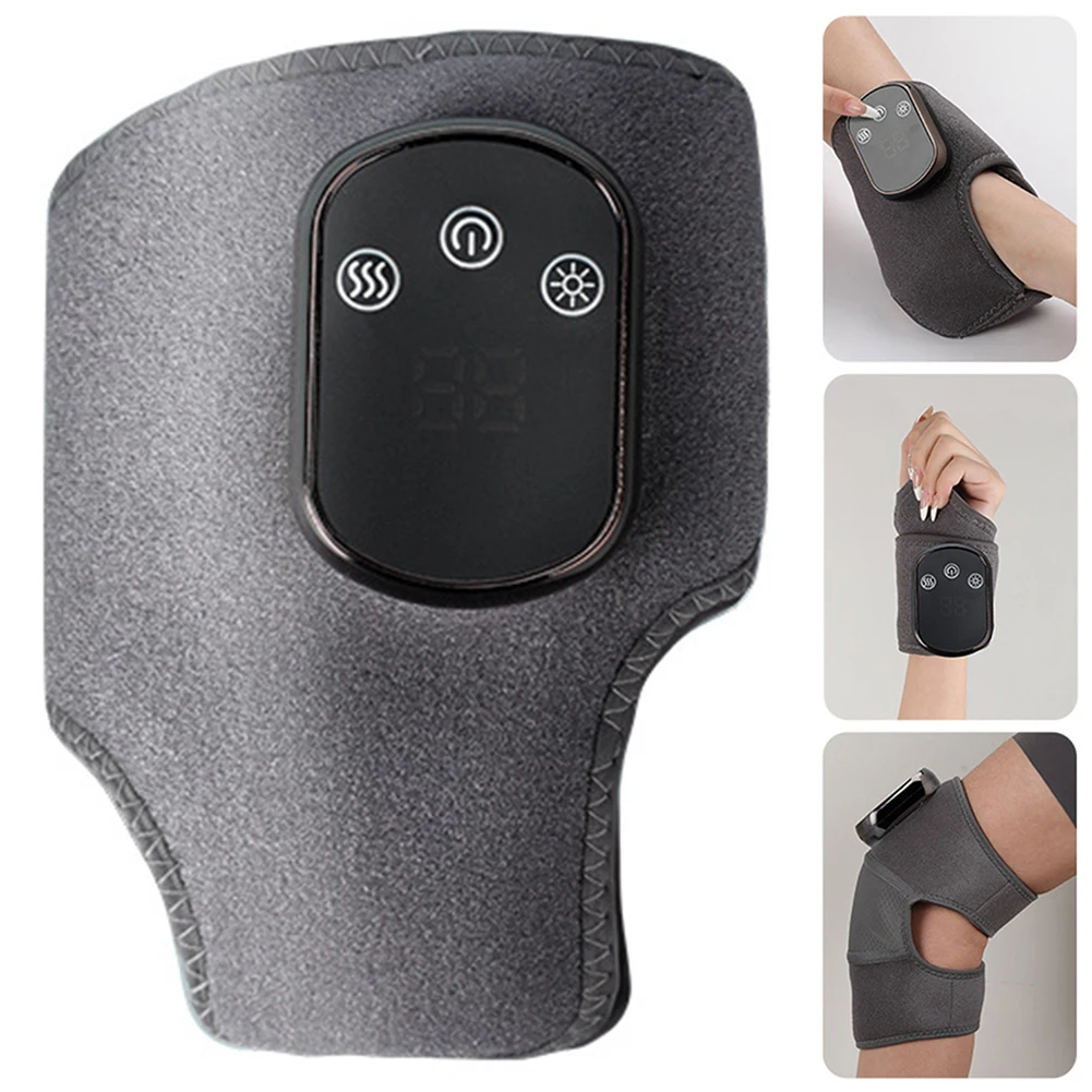 Masseur électrique de protection de cheville et de poignet avec 3 modes de vibration 5 niveaux de chaleur pour la tendinite d'achille et la fasciite plantaire