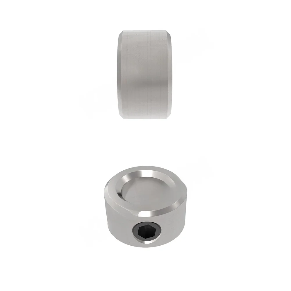 Stainless Steel Shaft Lock Collar for T8 Metric Screw Threads Commonly Employed in Cartesian and CoreXY Printers