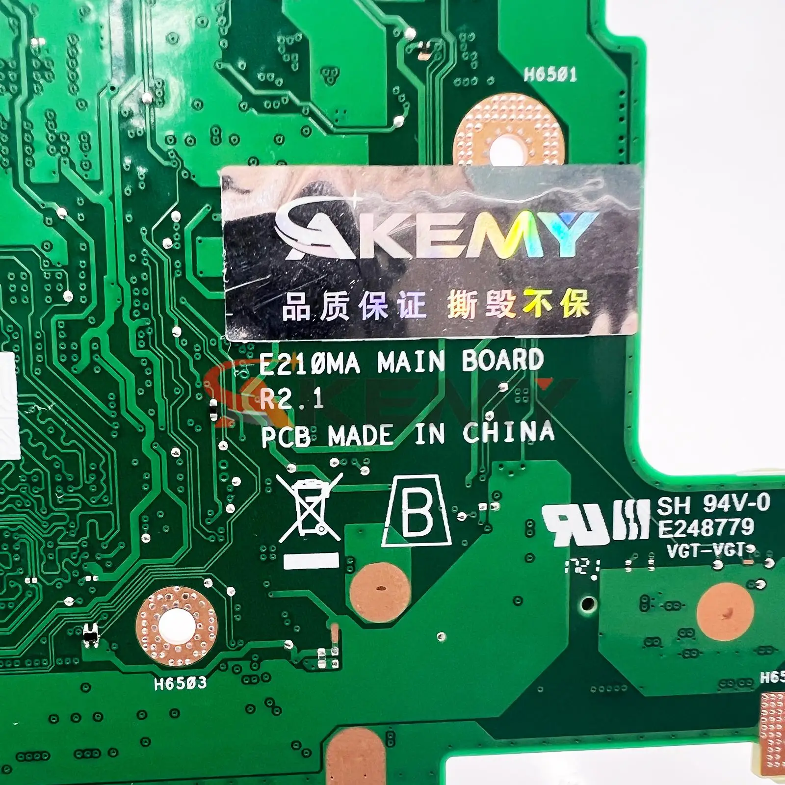 Akemy e210ma mainboard für asus vivobook 12 e210ma e210mab e210m Laptop Motherboard CPU n4020 n5000 n5030 4g/8g-ram 64g/128g-ssd