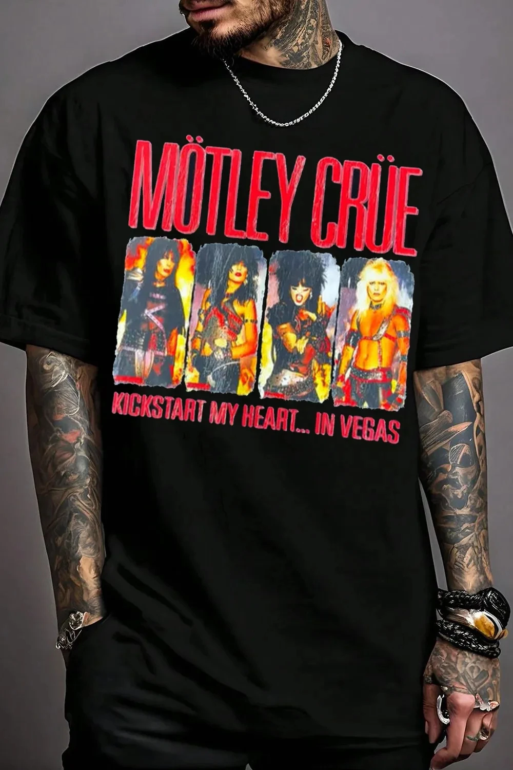 New 2026 Motley Crue Band Graphic TShirt Mens Womens Cotton Tee