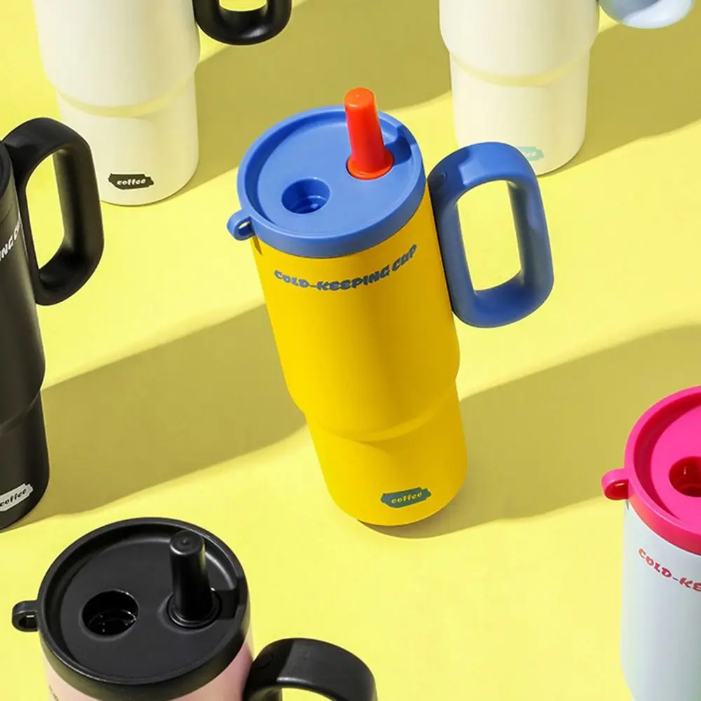 

Термальная бутылка для воды 750 мл, герметичная креативная соломенная чашка для питья, сохраняет холод и тепло, портативная уличная изолированная кружка для путешествий