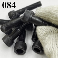 2509 Black Hex Socket Screw No.084 Cylindrical Head