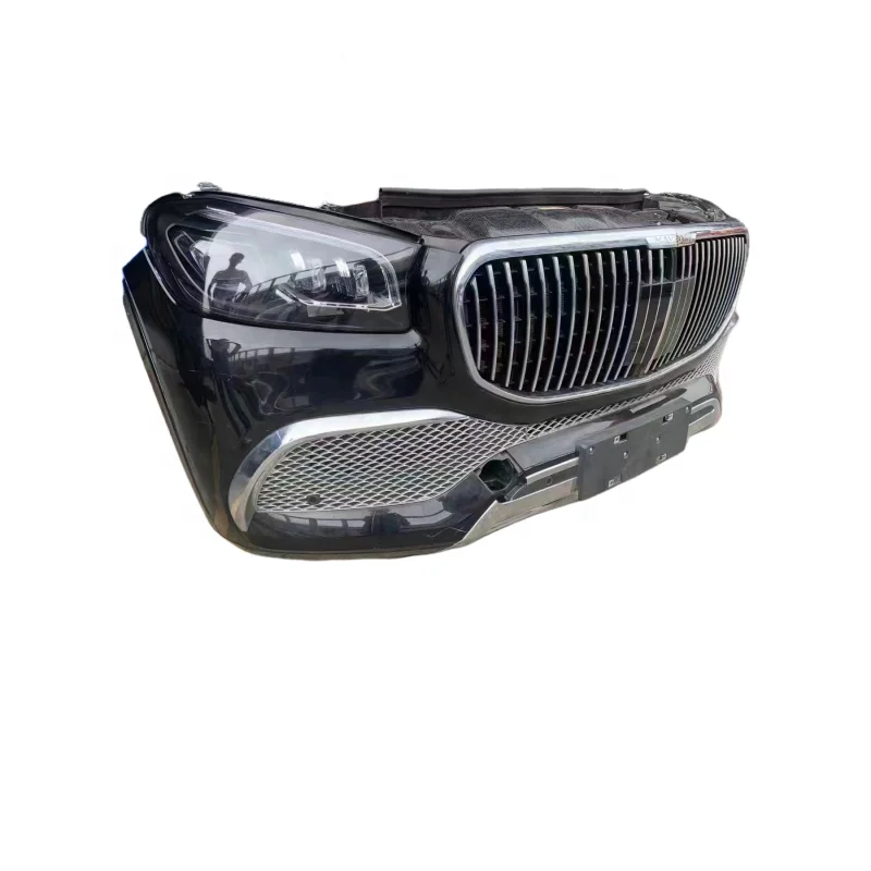 For Mercedes-GLS Class 167 Front Bumper LED Headlight Assembly Accessories for Front Car Bumper Plate Other Auto Parts