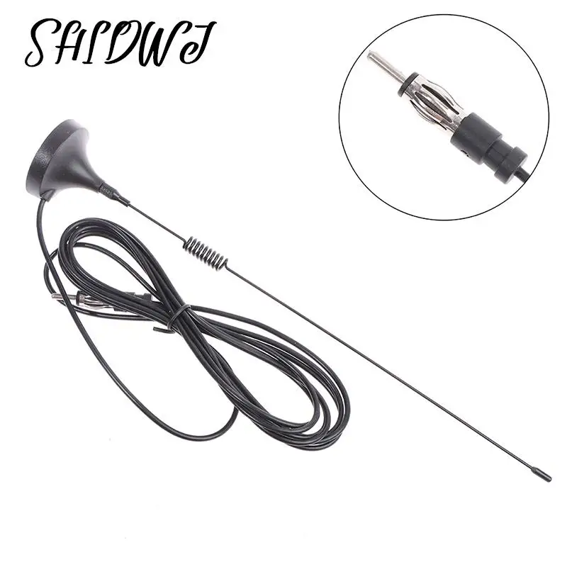 

1Pcs Car Signal Booster Antenna Auto Stereo Radio FM/AM Signal Aerial Magnetic Base