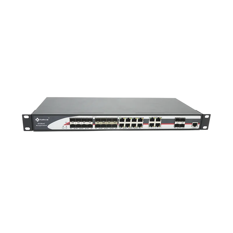 

Managed 16 Gigabit Fiber Ports 8 Gigabit Copper Ports 4 Gigabit Combo Ports Industrial Ethernet Switch Rack Mounted