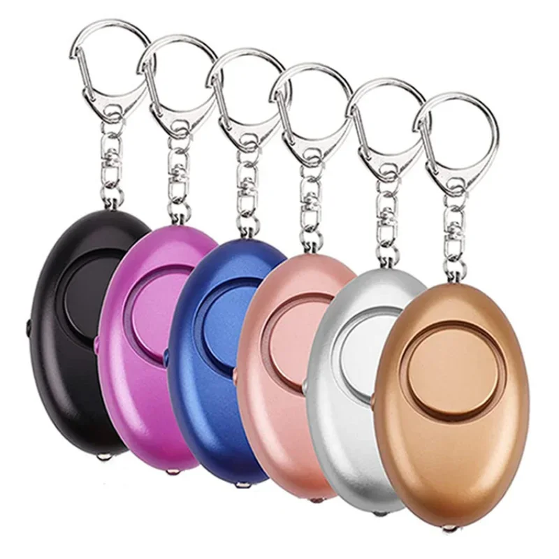 

Mini Egg Shape Women Personal Safety Alarm Keyring Anti-Attack Security Protection Emergency Alarm Children School Alert