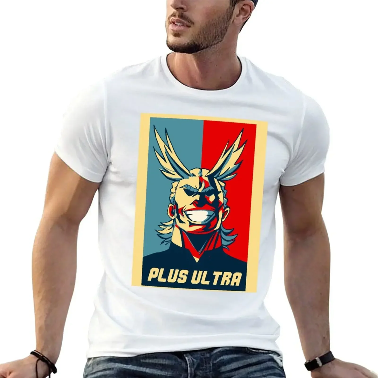 all might shepard fairey poster T-Shirt graphics new edition shirts men graphic