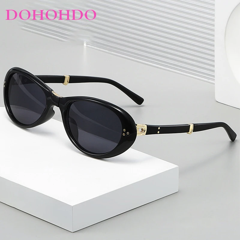 

Retro Fashion Rice Nail Oval Sun Glasses Female Men Trendy Brand Designer Sunglass Outdoor Traveling Driving Shades UV400 Очки