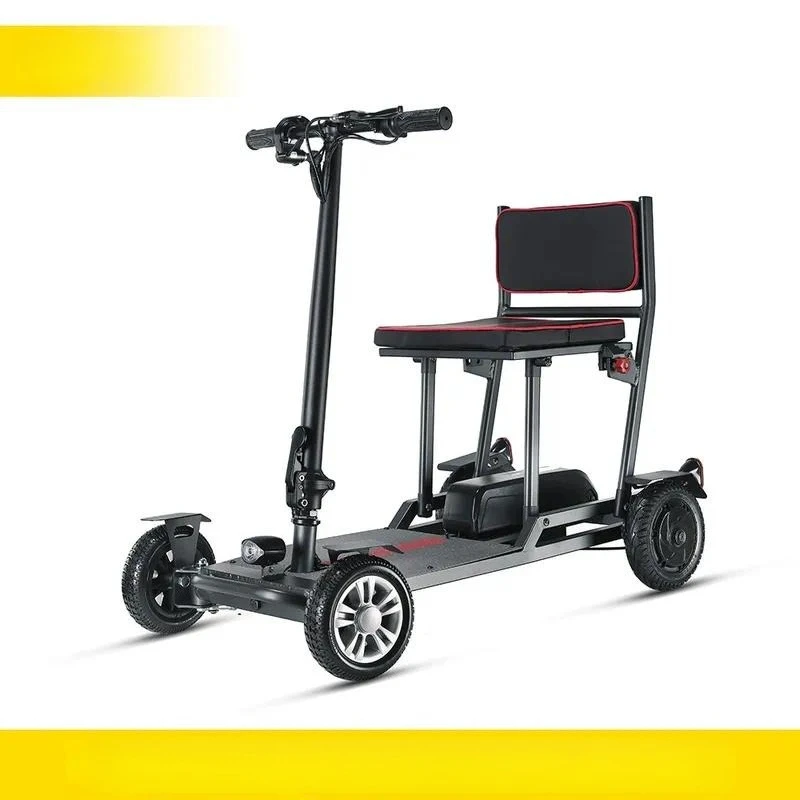 for Best Adult Electric Scooter 36V 300W 25KM/H Max Speed 25KM Range 4 Wheel Folding Double Brakes 6H Fast Charging