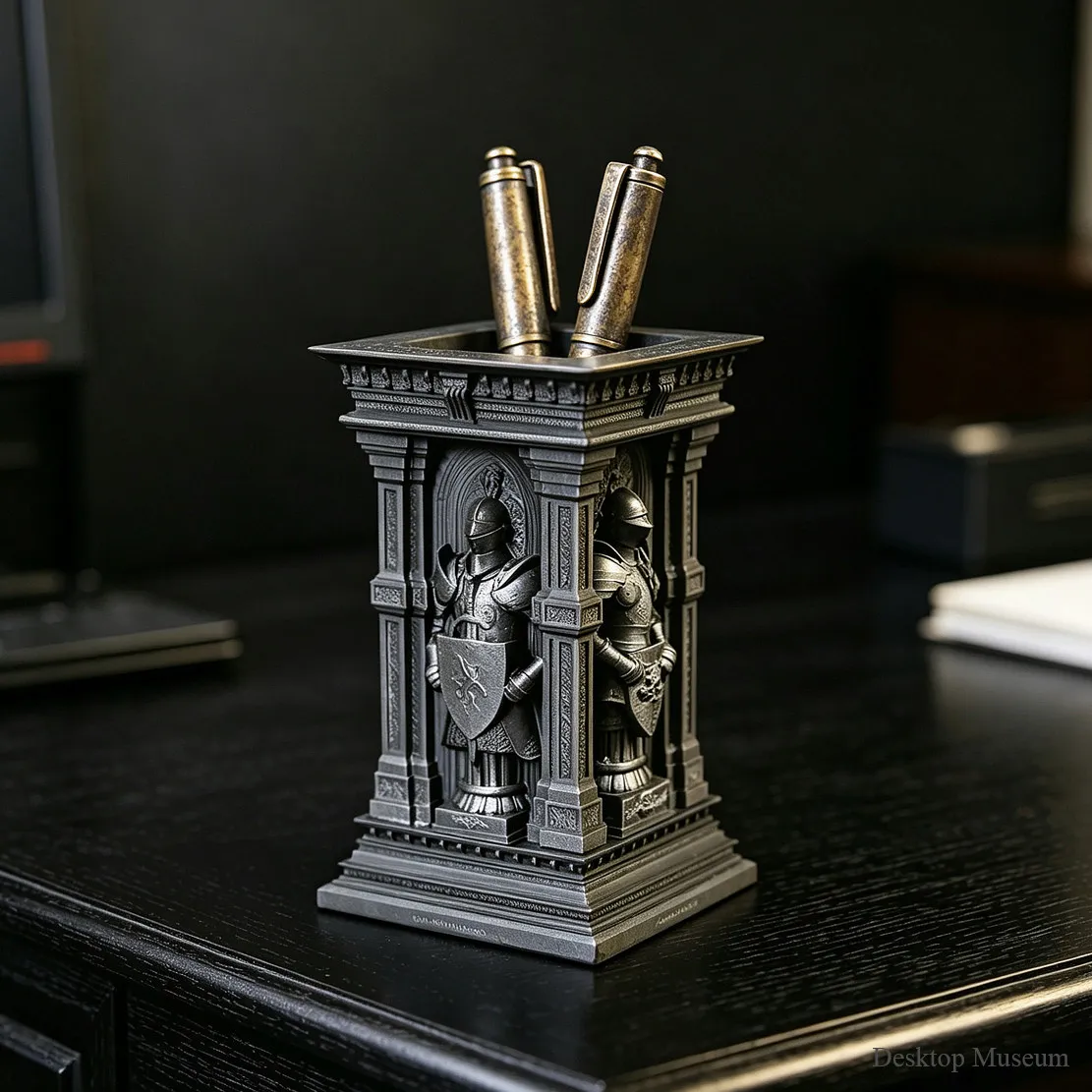 Full height 125mm Desktop pen holder ornament  LTCP-489