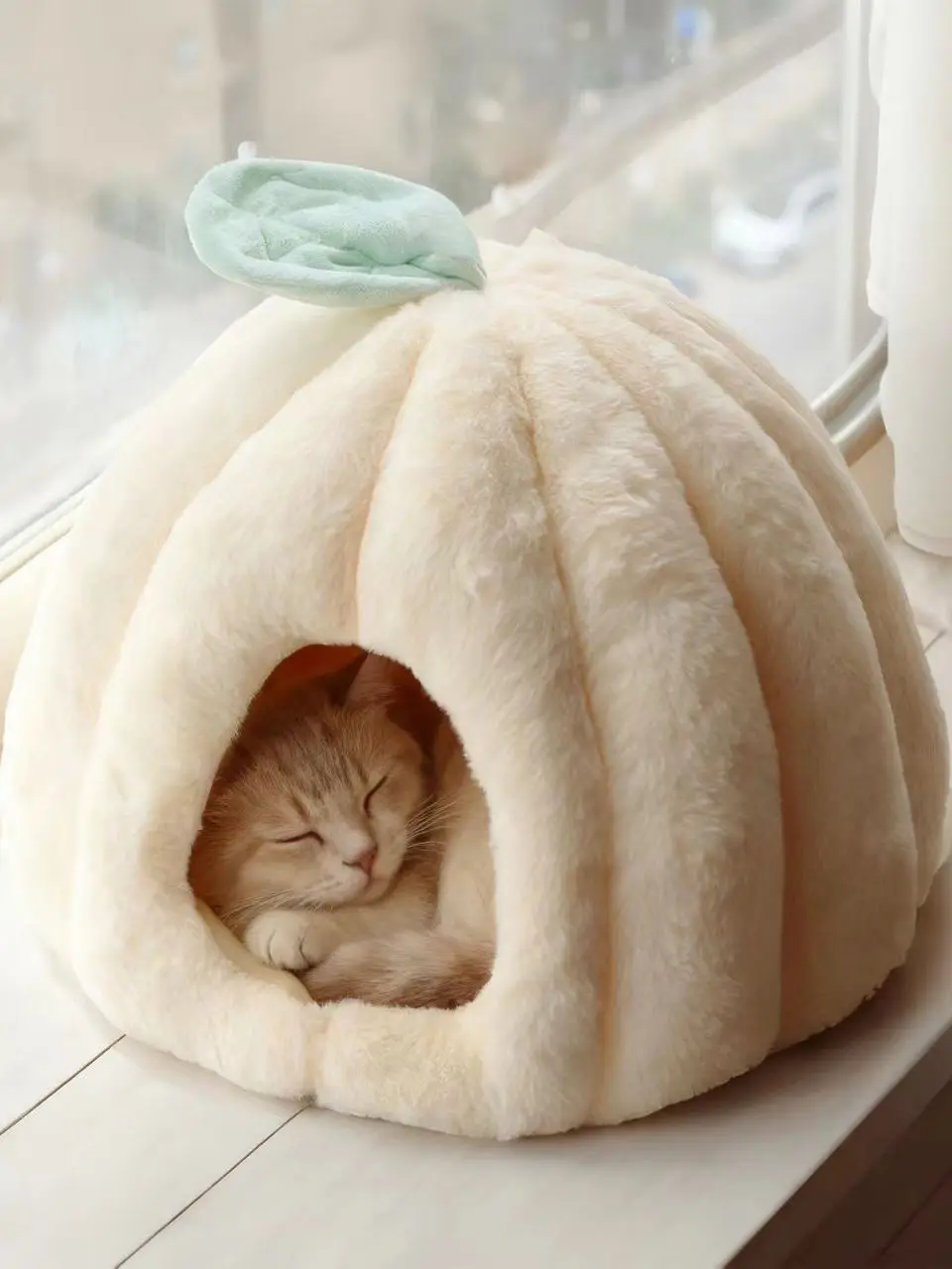 

Winter New Sle Pumpkin Nest Ultra-Thiened Fce Warm Soft Skin-Friendly Non-edding for Large s And Kittens