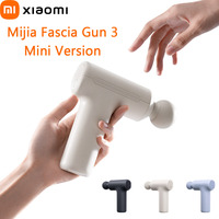 Xiaomi Mijia Fascia Gun 3 Mini Version Muscle Massage 12kg Thrust Portable 3 Massager Heads Brushless Relaxation Body Back Neck