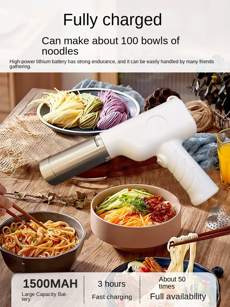 Noodle machine electric household automatic portable wireless handheld dough sheeter multi-function dumpling machine