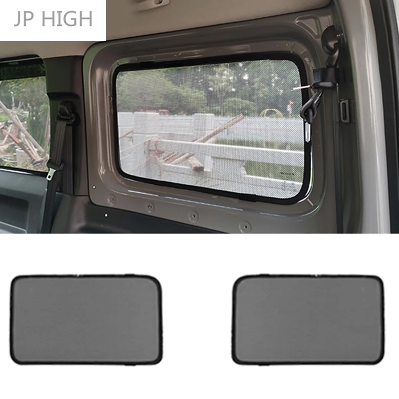 

Rear Window Sunshade Cover, for Suzuki Jimny JB64 JB74 2019 2020 Interior Anti-Sai Anti-Insect Net Gauze Curtain