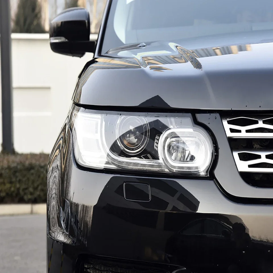 Car Front Lights Cover For Land Rover Range Rover Sport 2014 2015 2016 2017 Headlight Lens Glass Case Front Lights Shell